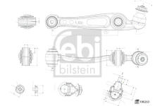 Řídicí páka, zavěšení kol FEBI BILSTEIN 186263