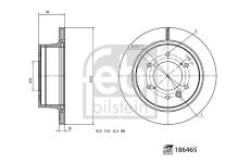 Brzdový kotouč FEBI BILSTEIN 186465