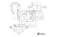 Brzdový třmen FEBI BILSTEIN 186529