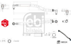 Táhlo řízení FEBI BILSTEIN 188524