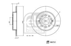 Brzdový kotouč FEBI BILSTEIN 188761