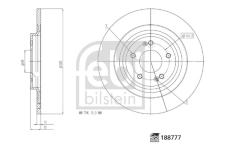 Brzdový kotouč FEBI BILSTEIN 188777