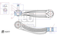 Tyc/vzpera, stabilisator FEBI BILSTEIN 192977