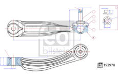 Tyc/vzpera, stabilisator FEBI BILSTEIN 192978