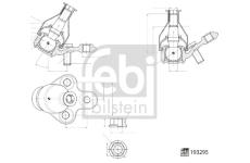 Podpora-/ Kloub FEBI BILSTEIN 193295