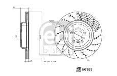 Brzdový kotouč FEBI BILSTEIN 193335