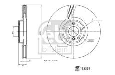 Brzdový kotouč FEBI BILSTEIN 193351