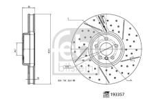 Brzdový kotouč FEBI BILSTEIN 193357