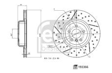 Brzdový kotouč FEBI BILSTEIN 193366