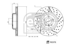 Brzdový kotouč FEBI BILSTEIN 193370