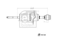 Tlumič pérování FEBI BILSTEIN 194184