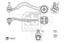 Řídicí páka, zavěšení kol FEBI BILSTEIN 194291