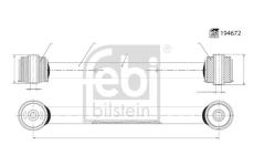 Ridici paka, zaveseni kol FEBI BILSTEIN 194672