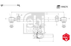 Táhlo řízení FEBI BILSTEIN 194674