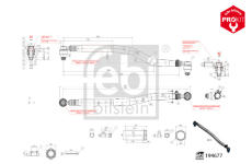 Táhlo řízení FEBI BILSTEIN 194677
