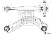 Rameno zavesenia kolies FEBI BILSTEIN 195148