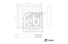 Filter vnútorného priestoru FEBI BILSTEIN 195984
