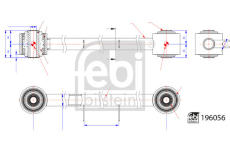 Tyc/vzpera, zaveseni kol FEBI BILSTEIN 196056