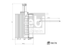 Olejový filtr FEBI BILSTEIN 196178