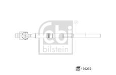Axiálny čap tiahla riadenia FEBI BILSTEIN 196232
