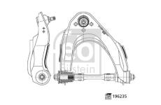 Rameno zavesenia kolies FEBI BILSTEIN 196235