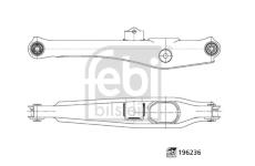 Řídicí páka, zavěšení kol FEBI BILSTEIN 196236