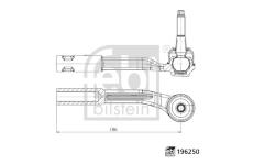 Hlava příčného táhla řízení FEBI BILSTEIN 196250