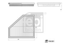 Vzduchový filtr FEBI BILSTEIN 196381