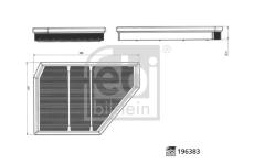 Vzduchový filtr FEBI BILSTEIN 196383