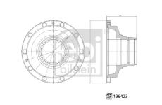Náboj kolesa FEBI BILSTEIN 196423