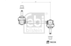 Tyc/vzpera, stabilisator FEBI BILSTEIN 196538