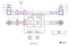 Tiahlo riadenia FEBI BILSTEIN 196630
