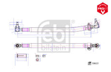 Táhlo řízení FEBI BILSTEIN 196631