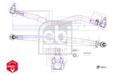 Táhlo řízení FEBI BILSTEIN 196632