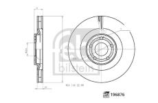 Brzdový kotúč FEBI BILSTEIN 196876