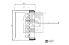 Filtr, odvzdusneni klikove skrine FEBI BILSTEIN 196977
