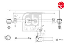 Spojovacia tyč riadenia FEBI BILSTEIN 197261