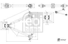 Řídicí páka, zavěšení kol FEBI BILSTEIN 197427