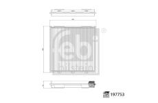 Filter vnútorného priestoru FEBI BILSTEIN 197753