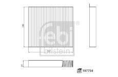 Filter vnútorného priestoru FEBI BILSTEIN 197754