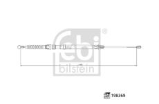 Tažné lanko, parkovací brzda FEBI BILSTEIN 198369