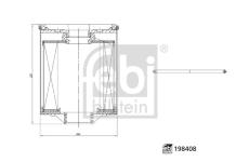 Palivový filter FEBI BILSTEIN 198408