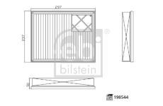 Vzduchový filter FEBI BILSTEIN 198544