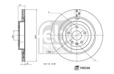 Brzdový kotouč FEBI BILSTEIN 198568