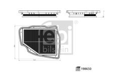 Vzduchový filtr FEBI BILSTEIN 198650