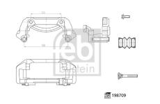 Držák, brzdový třmen FEBI BILSTEIN 198709