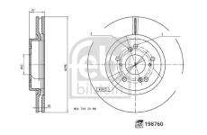 Brzdový kotouč FEBI BILSTEIN 198760
