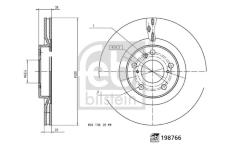 Brzdový kotouč FEBI BILSTEIN 198766