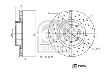 Brzdový kotouč FEBI BILSTEIN 198769