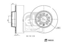 Brzdový kotúč FEBI BILSTEIN 198930